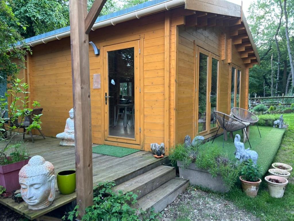 Gites Du Bois Des Perruches Saint-Vincent-des-Bois Esterno foto
