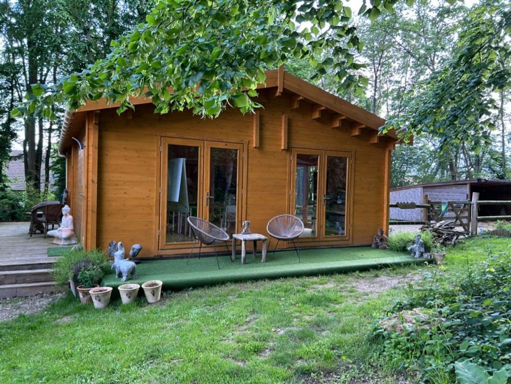 Gites Du Bois Des Perruches Saint-Vincent-des-Bois Esterno foto